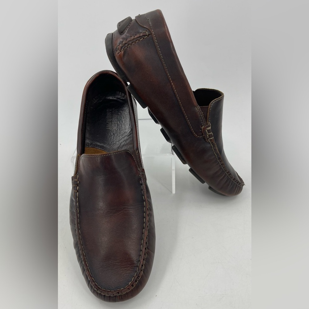 Johnston & Murphy Danley Venetian Loafer‎ Driving Moc Mahogany Men’s Size 8.5M